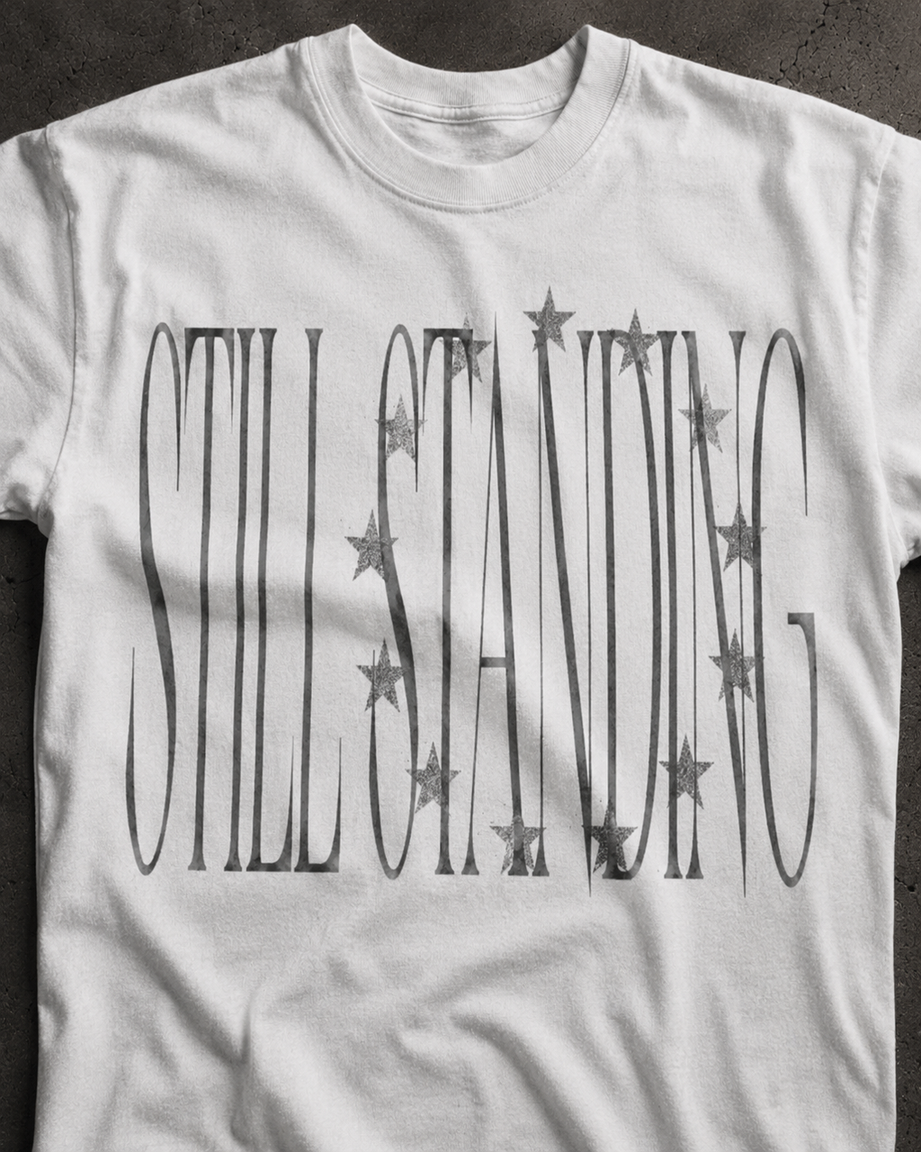 "still standing" tee