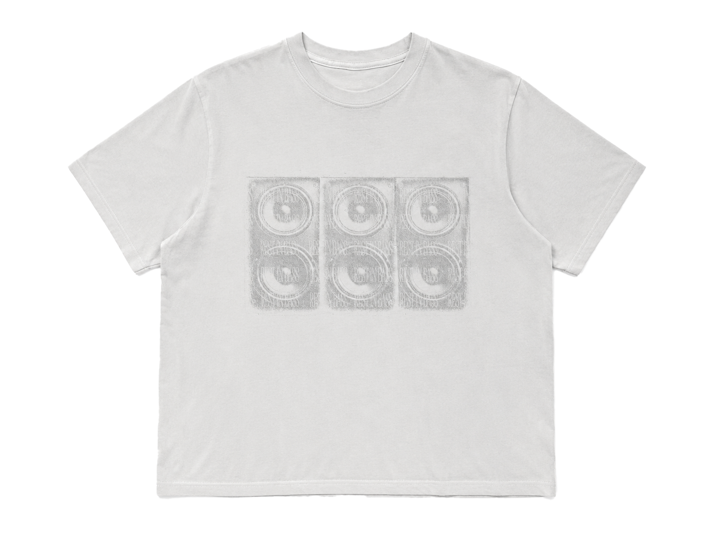 "rest in bass" speakers tee